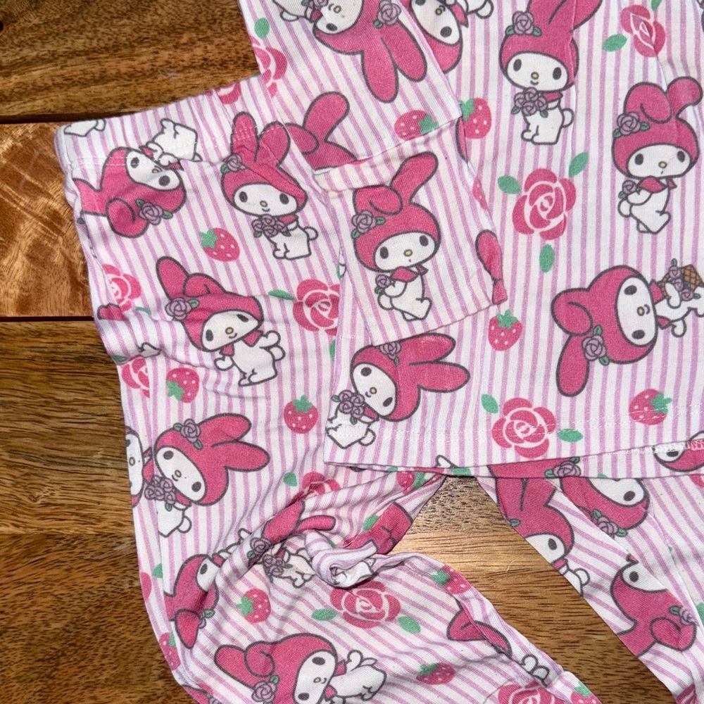 My Melody Posh Peanut Pajama Set Limited Print Size 2T